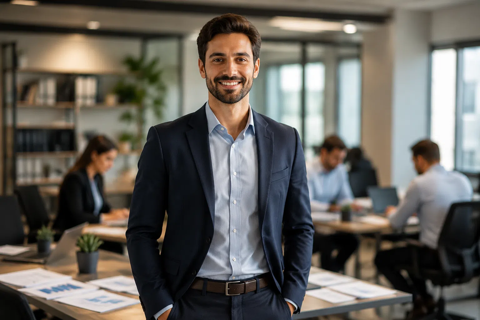 Empreendedor em seu escritório — abertura de empresa no Rio Grande do Sul com a Acessus