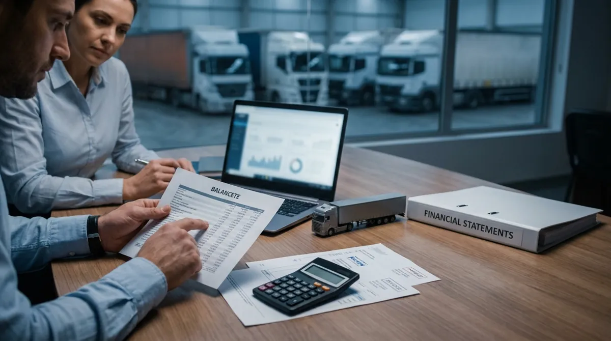 Como conseguir crédito bancário para transportadora usando seu balancete