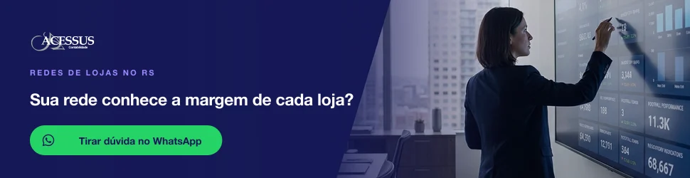 Sua rede conhece a margem de cada loja?: fale com a Acessus Contabilidade pelo WhatsApp