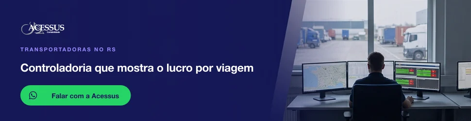 Controladoria que mostra o lucro por viagem: fale com a Acessus Contabilidade pelo WhatsApp